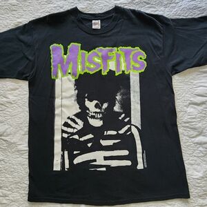 Vintage 2000 Misfits Band Graphic T-Shirt, Black, XL, 100% Cotton, Like New